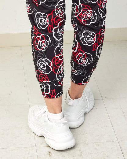 ローズ クロップドパンツ CE26011 - BLACK