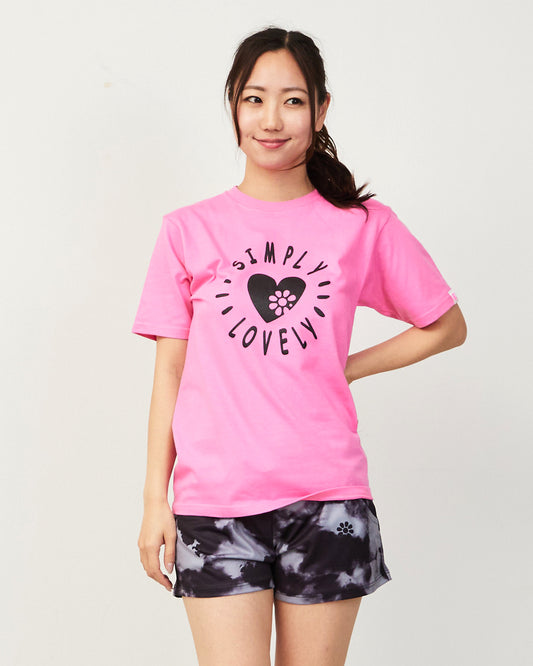 【30％OFF】LIMITED シンプリーラブリークラップ ティー SO25050 - PINK