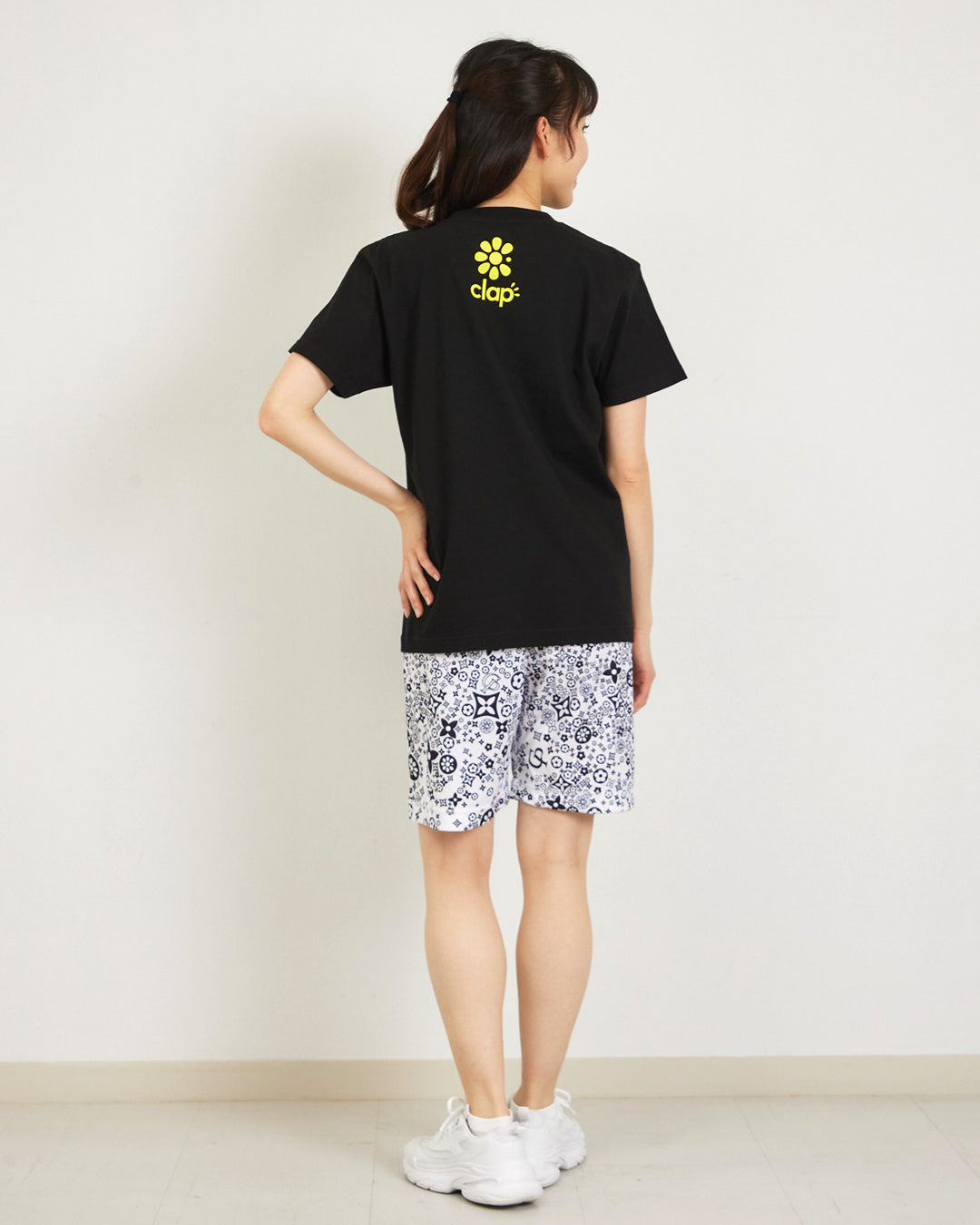 モノグラム ハーフパンツ CH26006 - WHITE