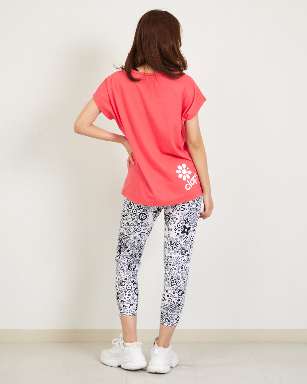 モノグラム クロップドパンツ CE26017 - WHITE