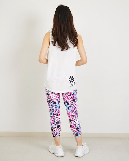 ハートハート クロップドパンツ CE26020 - WHITE