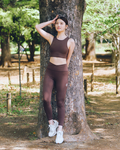 Cross Shape Leggings クロスシェイプレギンス SIBO2601-BR - Brown