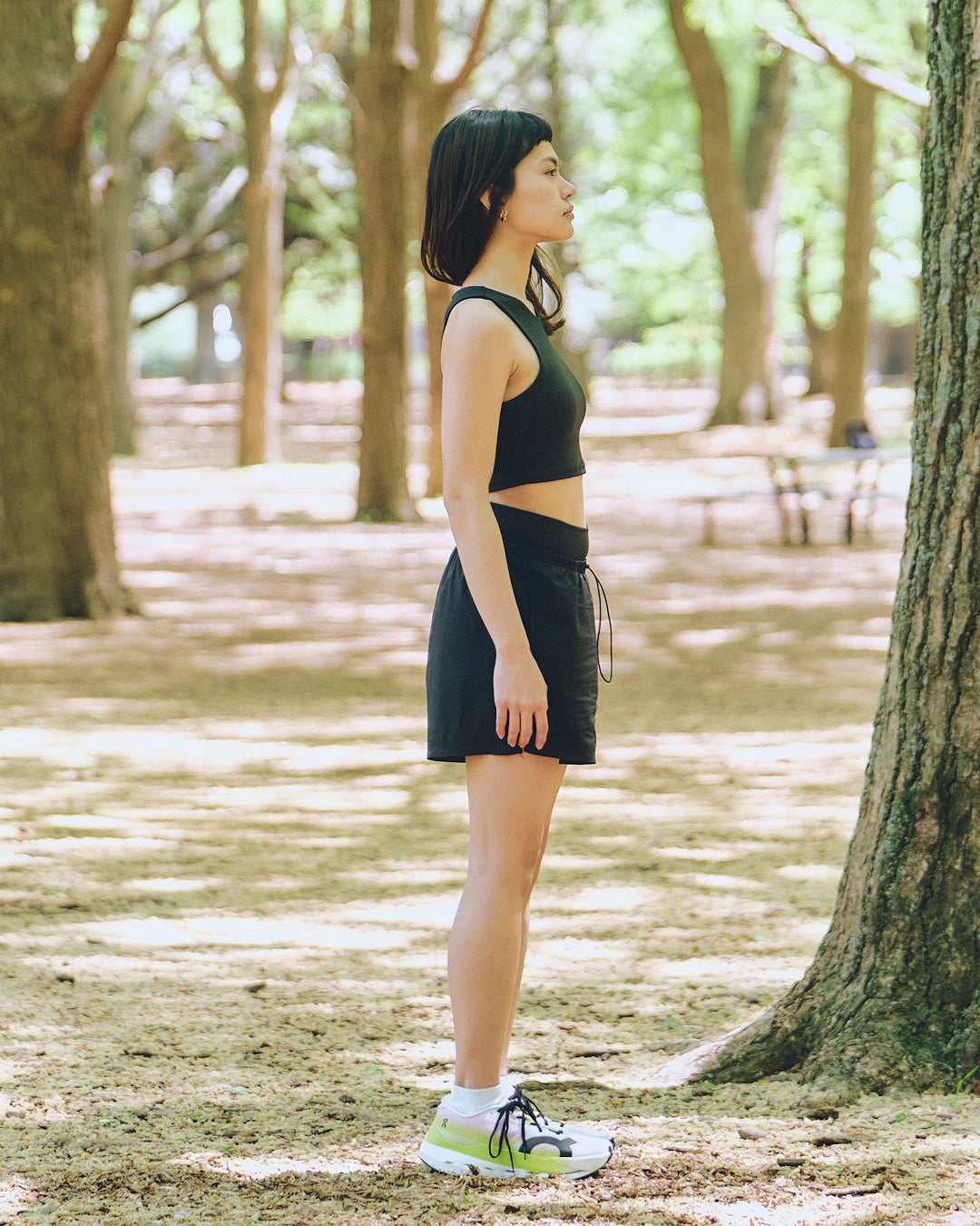 Airy Muse Shorts エアリーミューズショートパンツ SISH2602-BK - Black