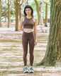 Cross Shape Leggings クロスシェイプレギンス SIBO2601-BR - Brown