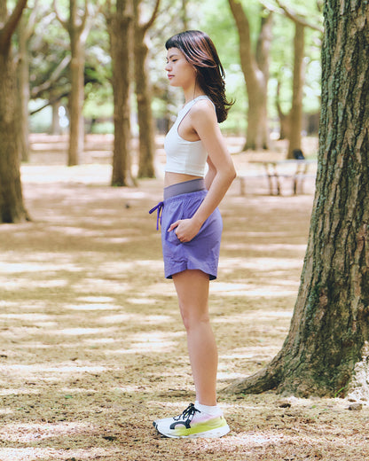 Airy Muse Shorts エアリーミューズショートパンツ SISH2602-PU - Purple