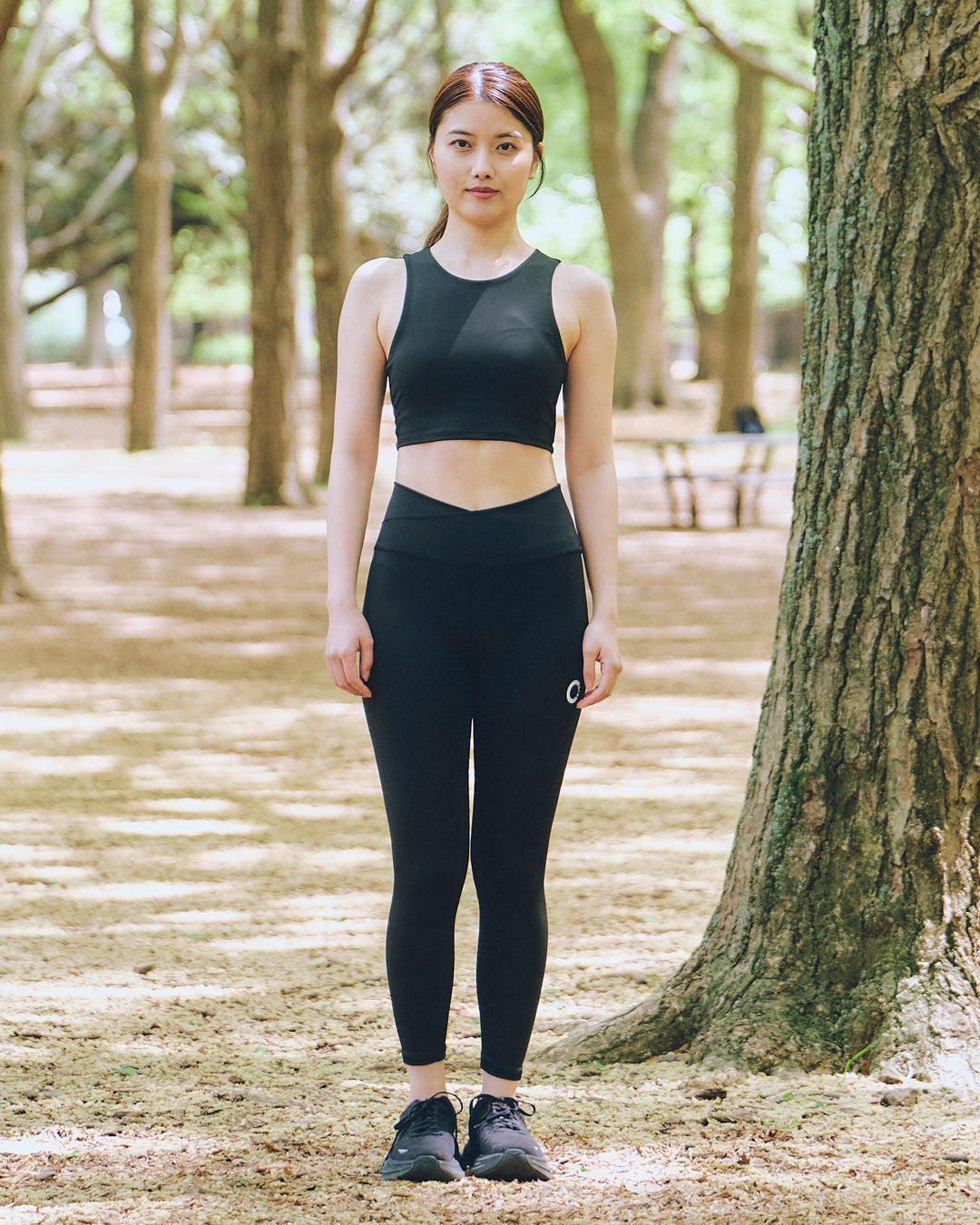Cross Shape Leggings クロスシェイプレギンス SIBO2601-BK - Black
