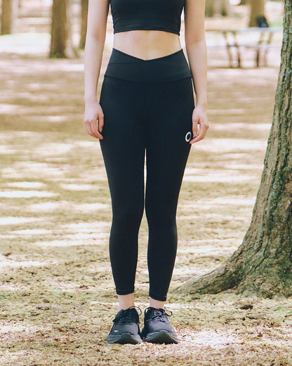 Cross Shape Leggings クロスシェイプレギンス SIBO2601-BK - Black