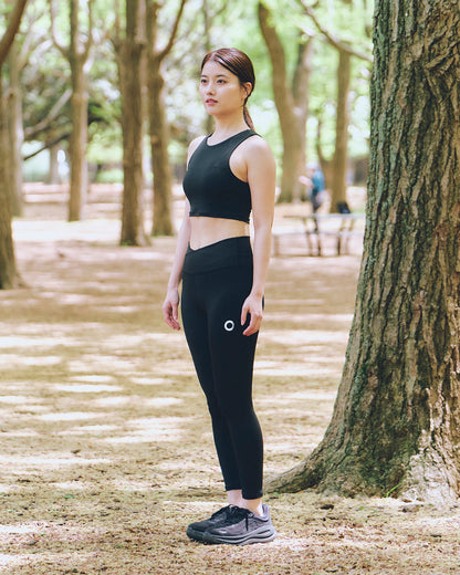 Cross Shape Leggings クロスシェイプレギンス SIBO2601-BK - Black