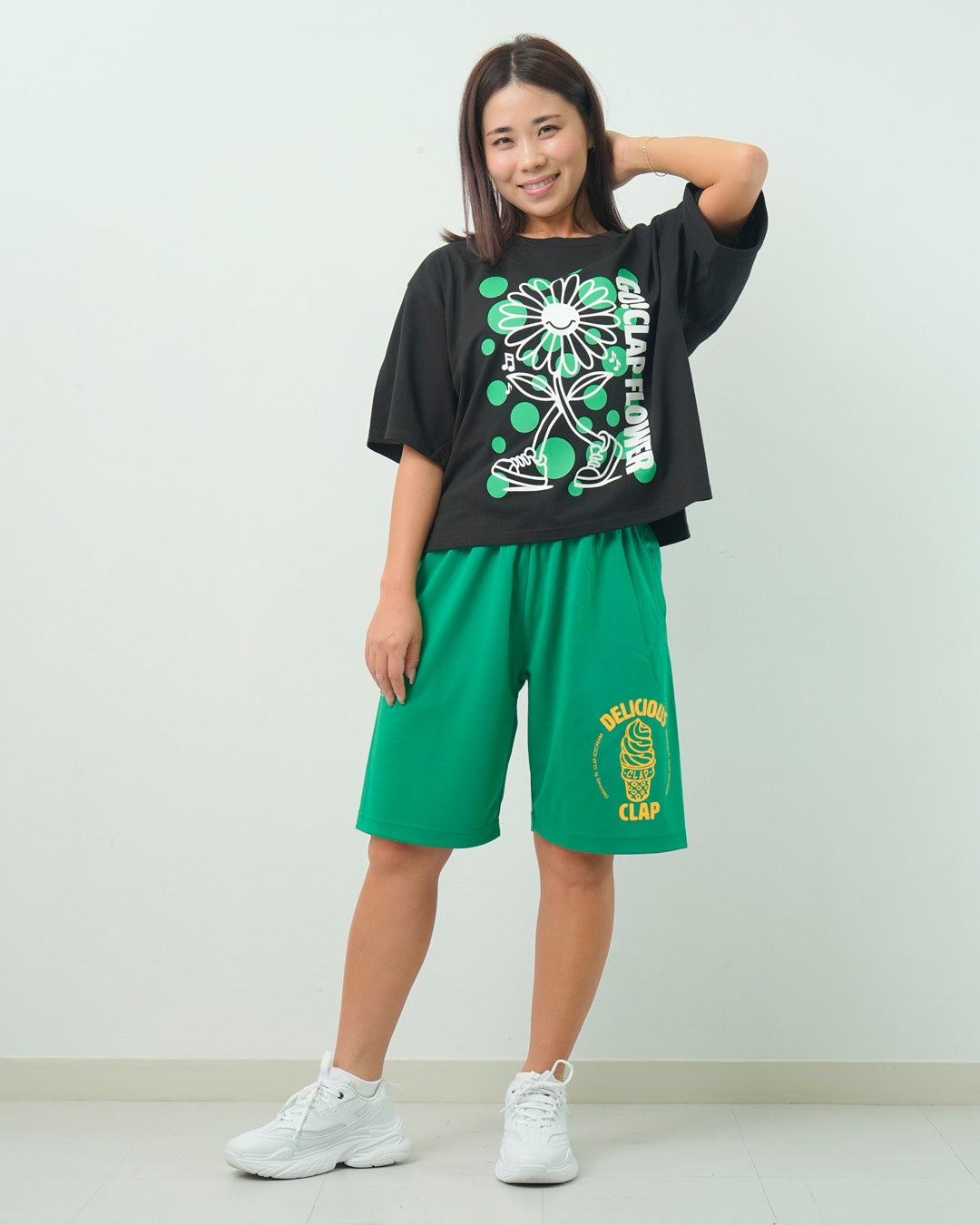 クラップアイスクリーム ドライハーフパンツ CH25011