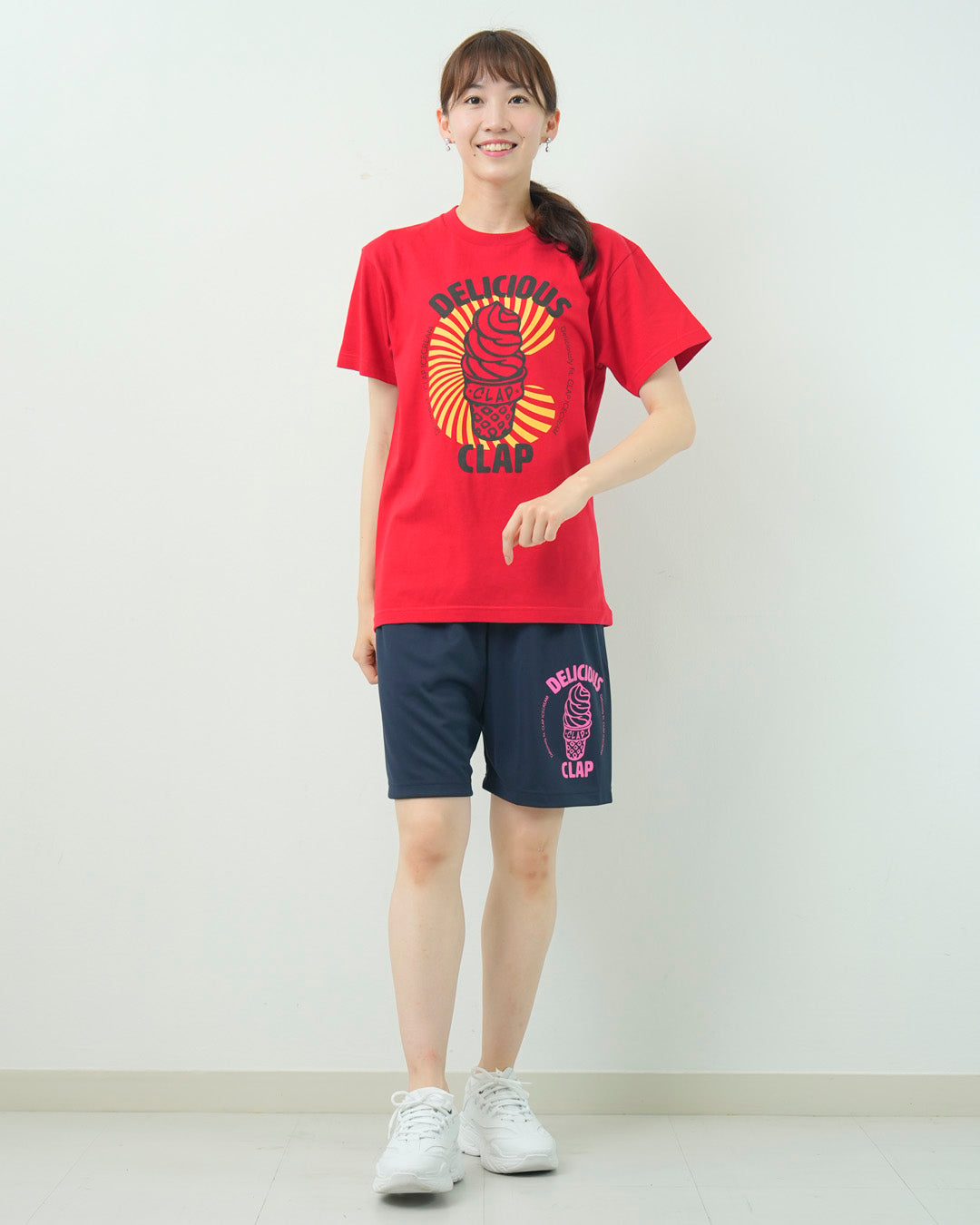 クラップアイスクリーム ドライハーフパンツ CH25011