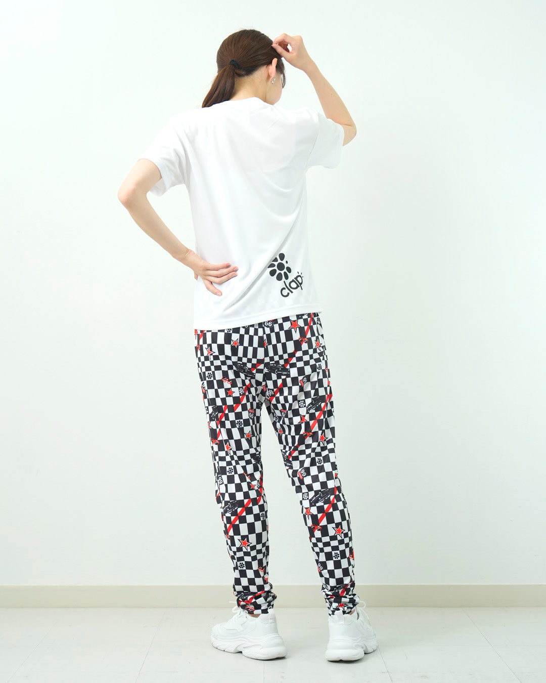 チェッカークラップ エフォートレス CL25015 - WHITE BLACK