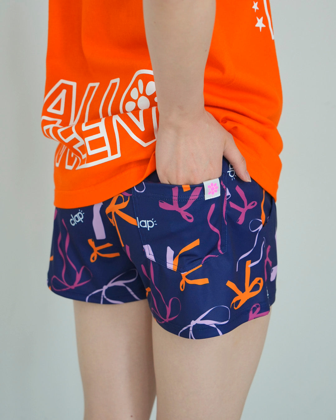 リボンクラップ ショーツ CS25009 - NAVY