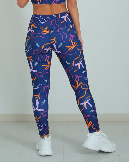 リボンクラップ レギンス CL25018 - NAVY<br>CL25018 - NAVY