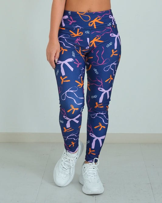 リボンクラップ レギンス CL25018 - NAVY<br>CL25018 - NAVY