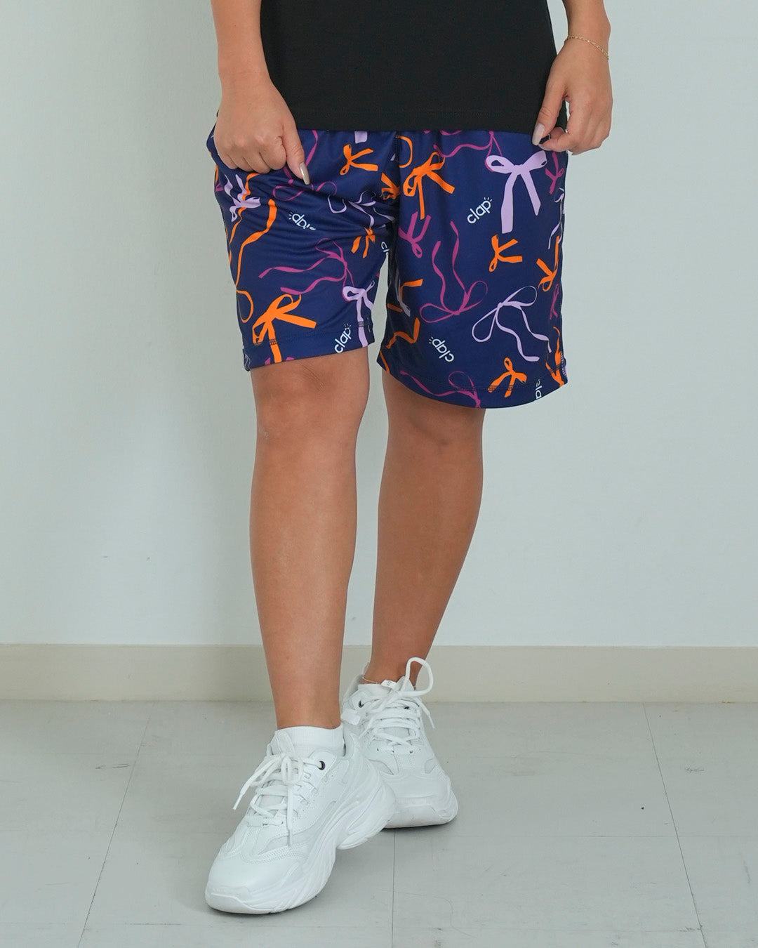 リボンクラップ ハーフパンツ CH25012 - NAVY