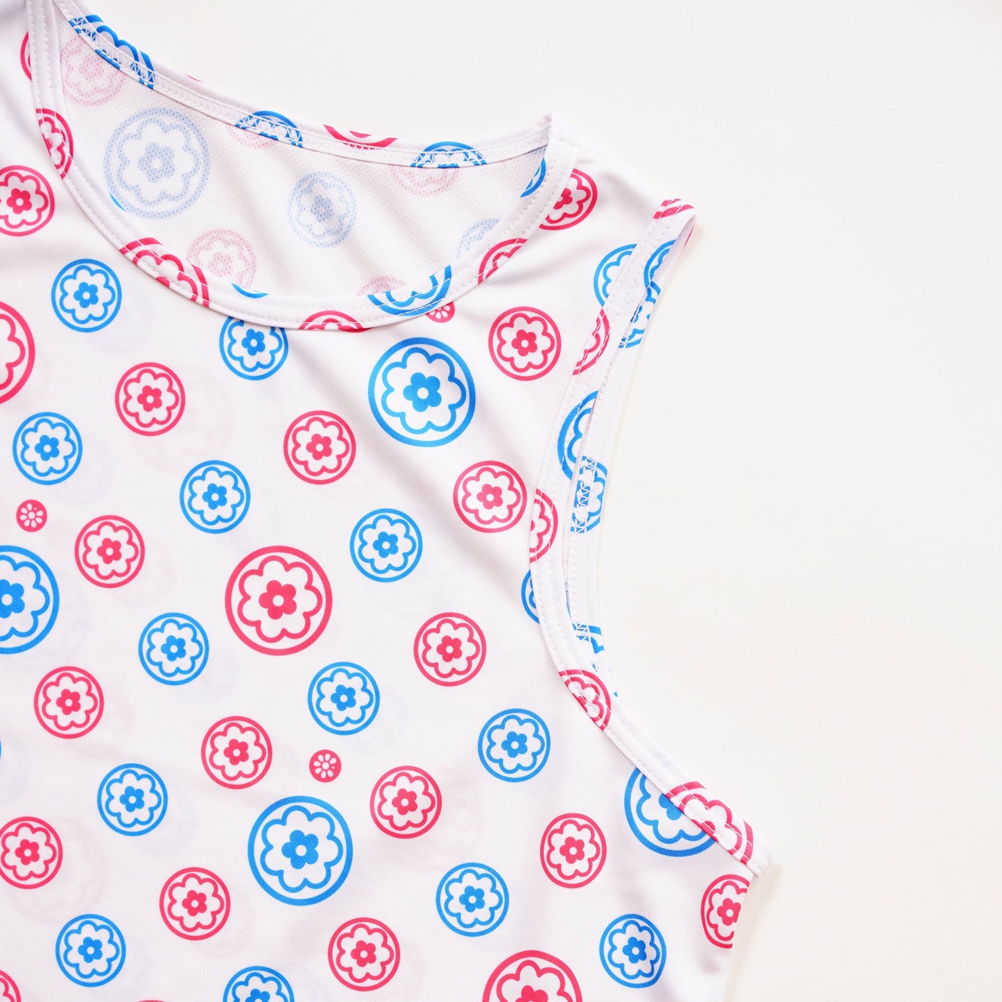 Hanamaru Clap Short Tank ハナマルクラップショートタンク CT24013-WH - White