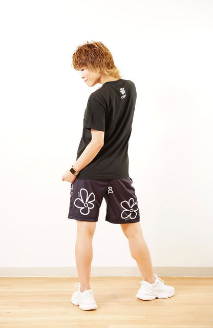 hana_clap HalfPants ハナクラップハーフパンツ CH24013-BK - Black