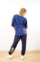 Clap Flower DrySweatPants<br>クラップフラワードライスウェットパンツ<br>SP24007