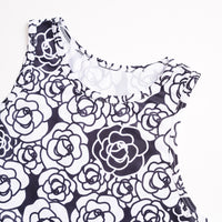 Rose-Clap Slit Tank<br>ローズクラップスリットタンク<br>CT23036-BK - Black