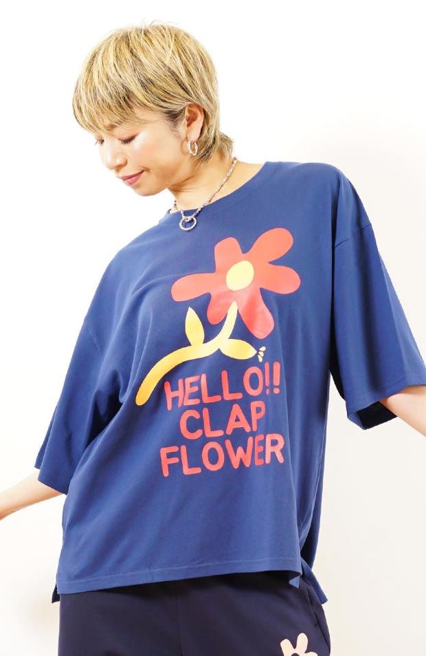 Clap Flower BigTee クラップフラワービッグティー CTS24076