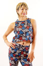 Heartheart_clap Short Tank ハートハートクラップショートタンク CT24008-BK - Black