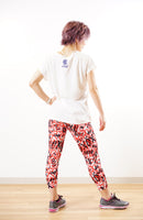 Rakugaki Croppedpants<br>ラクガキクロップドパンツ<br>CE23023-WH - White