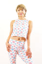 Hanamaru Clap Short Tank ハナマルクラップショートタンク CT24013-WH - White