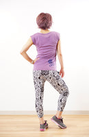 Rose-clap Cropped Pants<br>ローズクラップクロップドパンツ<br>CE23026 - Black