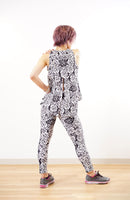 Rose-Clap Slit Tank<br>ローズクラップスリットタンク<br>CT23036-BK - Black