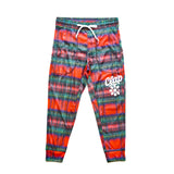 Winter Check CroppedPants<br>ウィンターチェッククロップドパンツ<br>CE24031-RD - Red