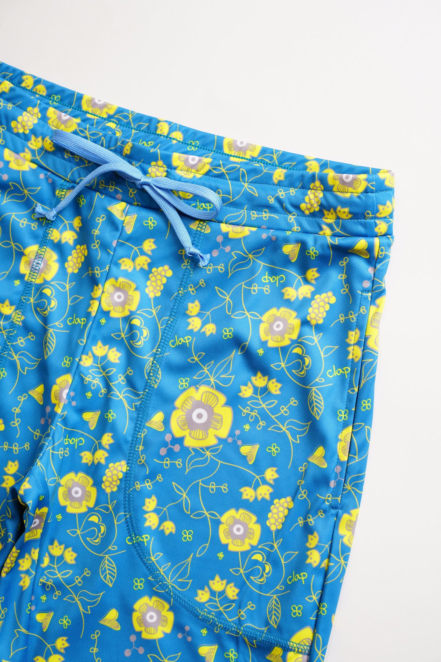 Flower clap Cropped Pants フラワークラップトクロップドパンツ CE23032-AG - Apple Green
