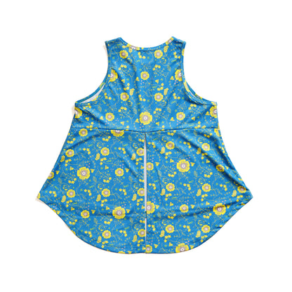 Flower clap Slit Tank フラワークラップスリットタンク CT23044-AG - Apple Green