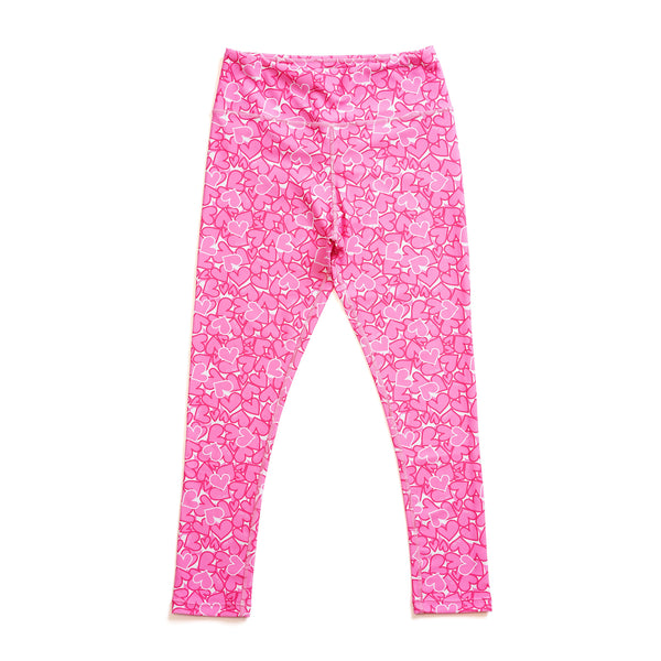 Pink_heart Leggings<br>ピンクハートレギンス<br>CL23020 - Pink