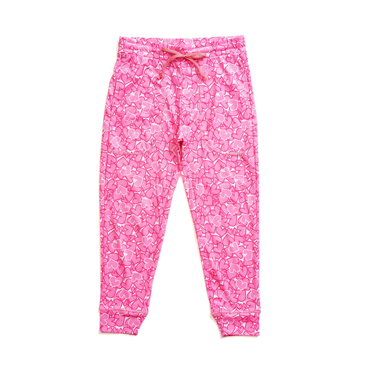 Heart Croppedpants ピンクハートクロップドパンツ CE23029-PK - Pink