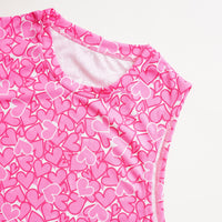Pink_heart Trainingtank<br>ピンクハートトレーニングタンク<br>CT23039 - Pink