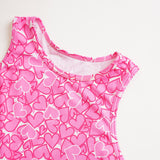 Pink_heart Slit Tank<br>ピンクハートスリットタンク<br>CT23040 - Pink