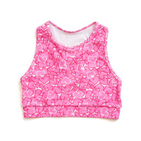 Pink_heart Y-backhole Bratop<br>ピンクハートワイバックホールブラトップ<br>CT23041 - Pink