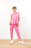 Pink_heart Slit Tank<br>ピンクハートスリットタンク<br>CT23040 - Pink