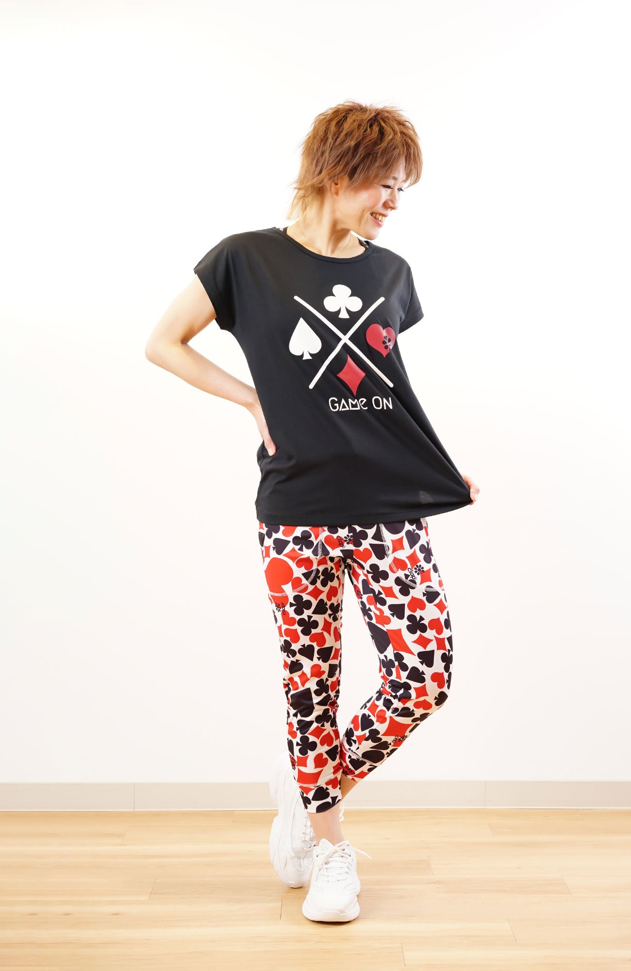 Game-on clap CroppedPants ゲームオンクラップクロップドパンツ CE24017-WH - White