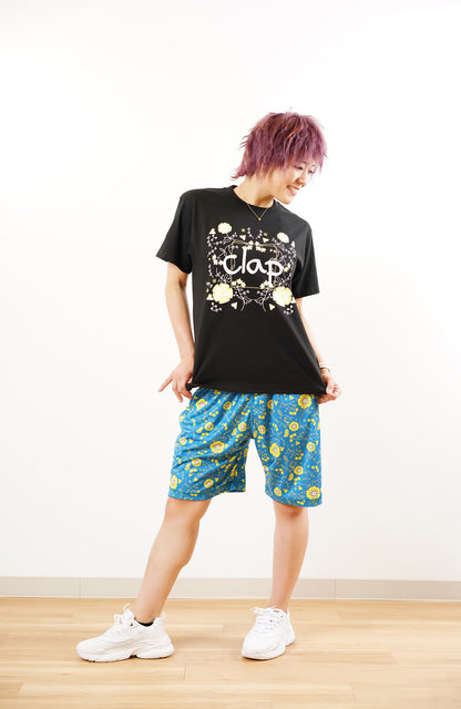 Flower clap Halfpants フラワークラップハーフパンツ CH23017-AG - Apple Green