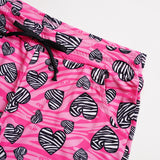 Zebra_Heart Shorts<br>ゼブラハートショーツ<br>CS23006 - Pink