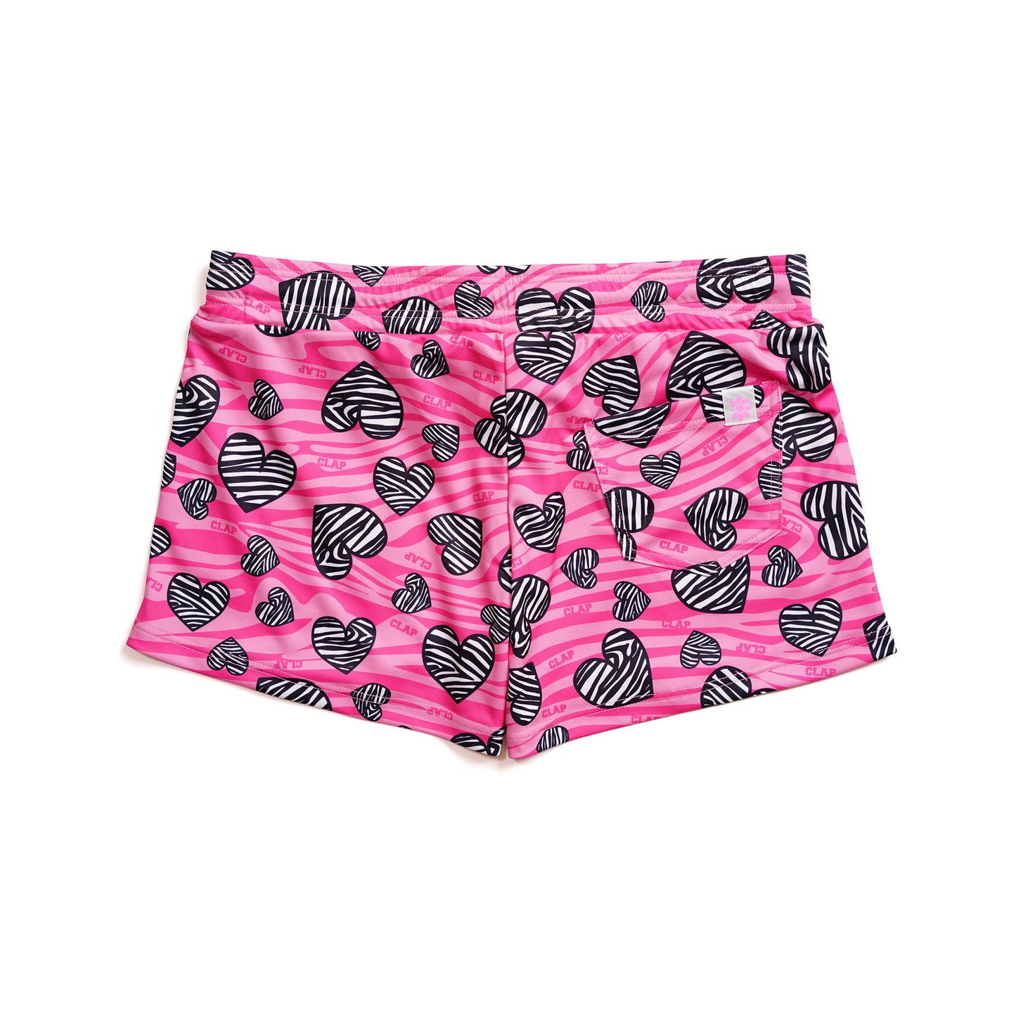 Zebra_Heart Shorts ゼブラハートショーツ CS23006-PK - Pink