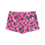 Zebra_heart Shorts<br>ゼブラハートショーツ<br>CS23006 - Pink