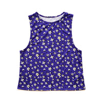 Flower clap Boxtank<br>フラワークラップボックスタンク<br>CT23046-NB - Navyblue