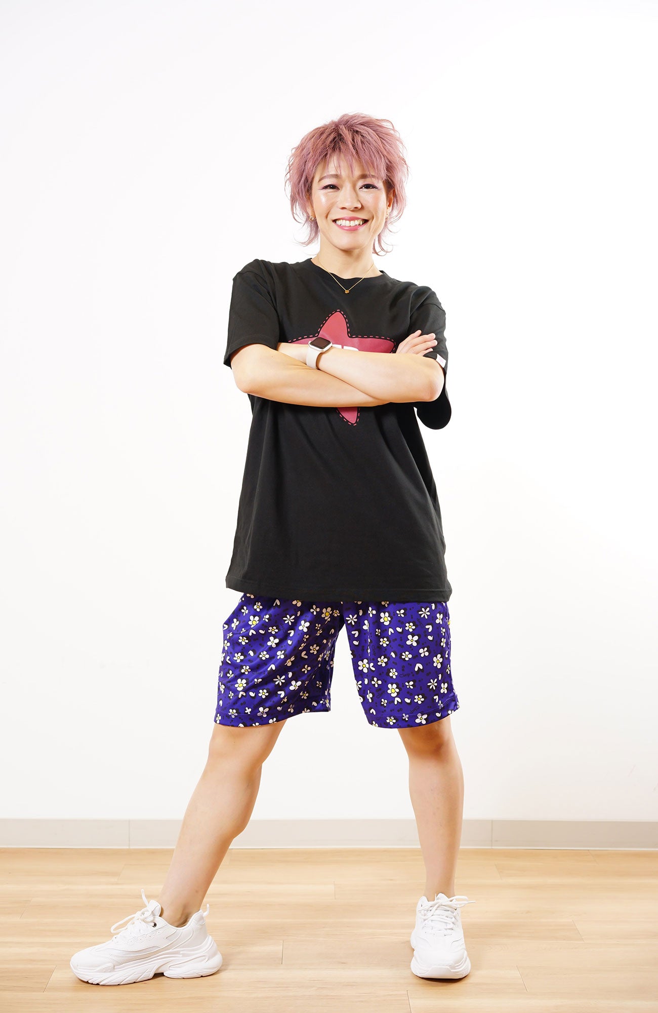 Flower clap Halfpants フラワークラップハーフパンツ CH23018-NB - Navyblue