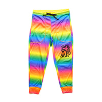 Rainborder CroppedPants<br>レインボーダークロップドパンツ<br>CE25002-RB - Rainbow