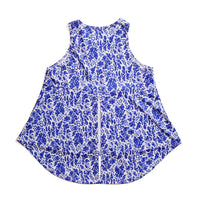 Flower-Clap SlitTank<br>フラワークラップスリットタンク<br>CT23027-NL - Navyblue