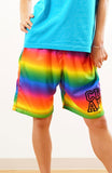 Rainborder HalfPants<br>レインボーダーハーフパンツ<br>CH25001-RB - Rainbow