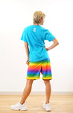 Rainborder HalfPants<br>レインボーダーハーフパンツ<br>CH25001-RB - Rainbow