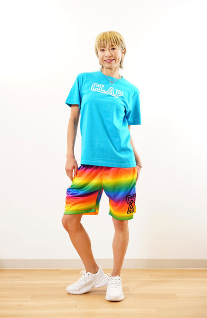 Rainborder HalfPants レインボーダーハーフパンツ CH25001-RB - Rainbow